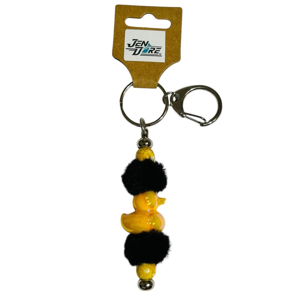 JenDore Handmade Duck Keychain Keyring Backpack Purse Bag Charm Accessory Gift